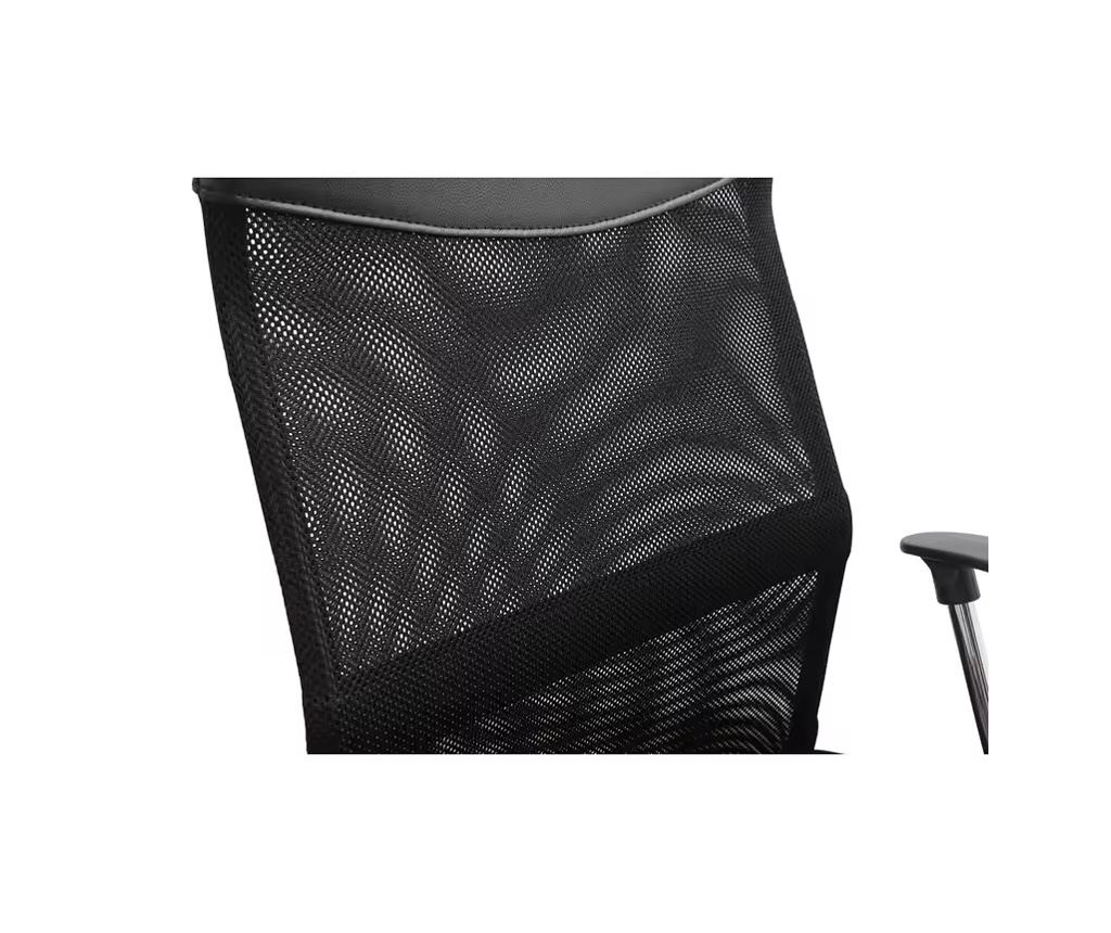 Ergonomski pisarniški stol TAZZ Mreža/Eco-usnje Črna - 10