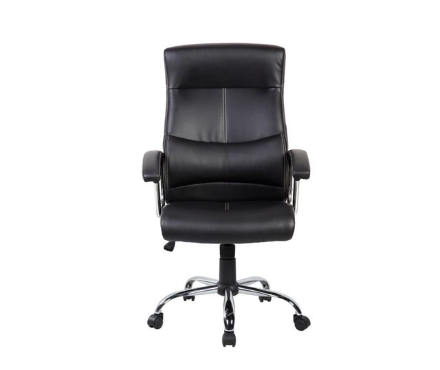 Стол за мениджър MULSANE, еко кожа, черен, TILT механизъм