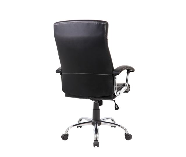 Стол за мениджър MULSANE, еко кожа, черен, TILT механизъм