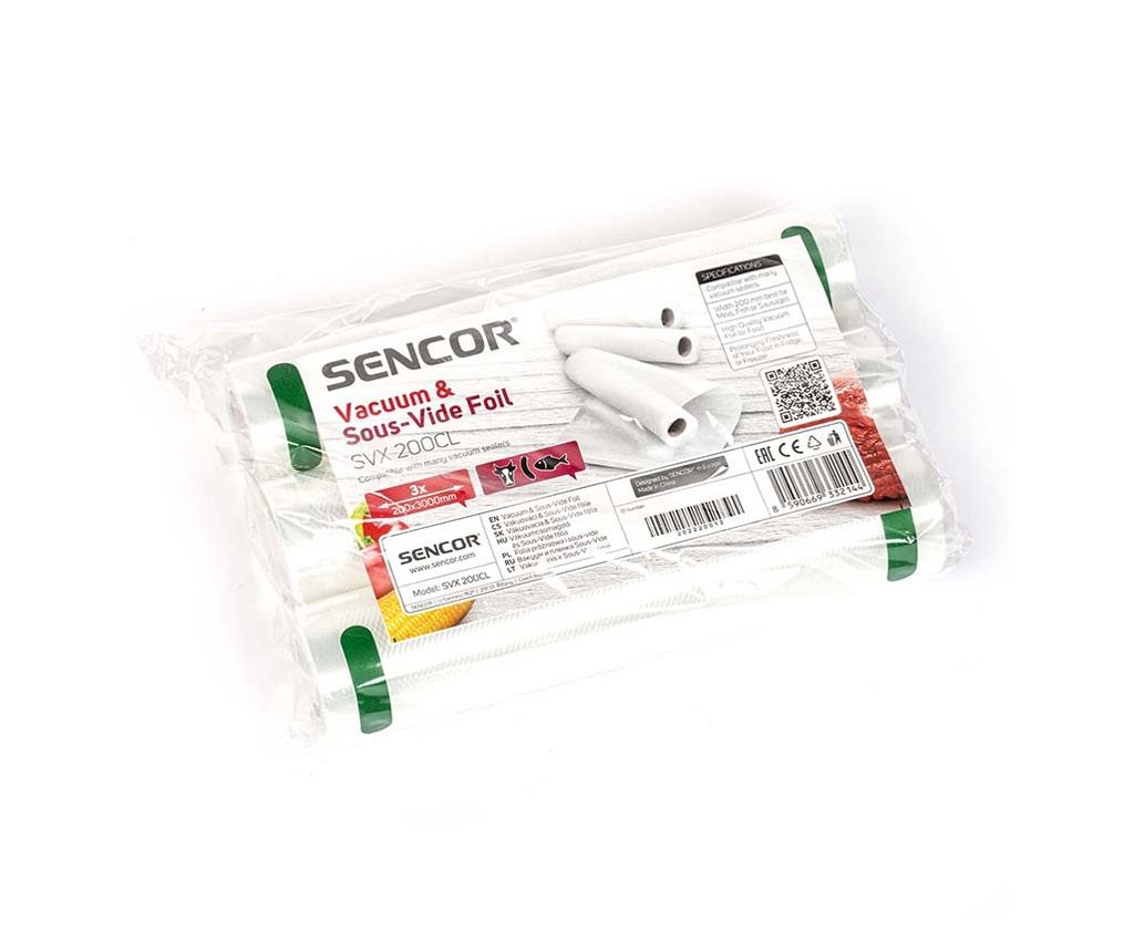 Вакуумни опаковъчни торбички 20x300 см Sencor - 4