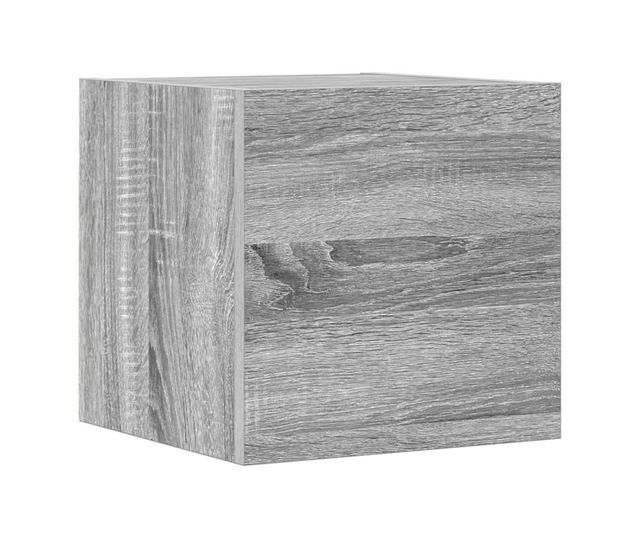 TV omarica, komplet, 4 kosi, sonoma siva, iverna plošča