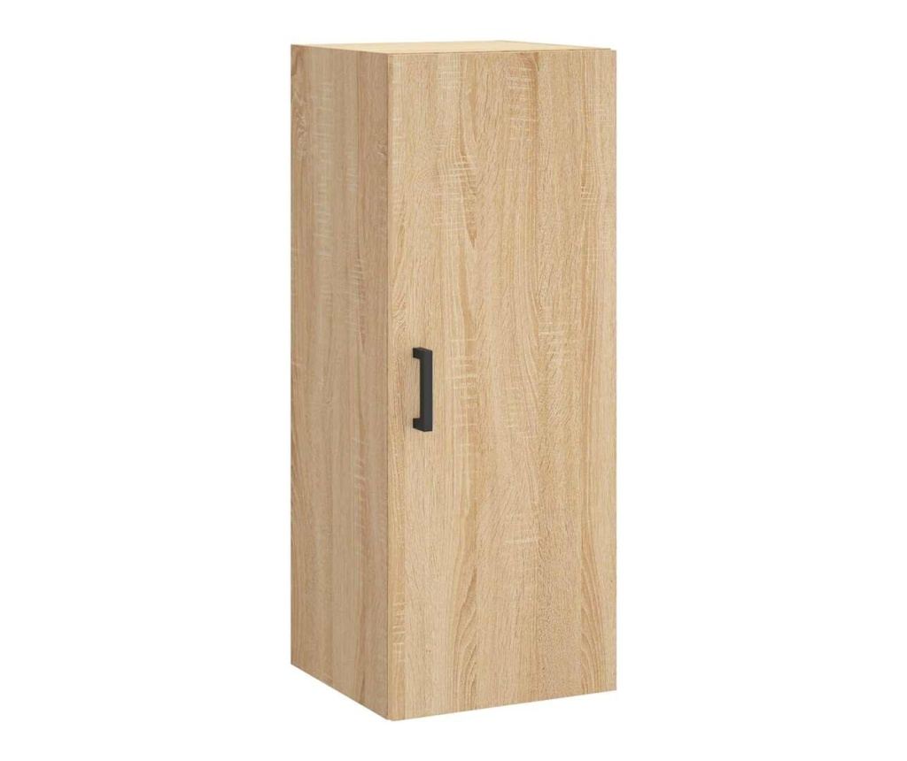 Visoka ormar, hrast sonoma, 34,5x34x180 cm, obrađeno drvo - 7