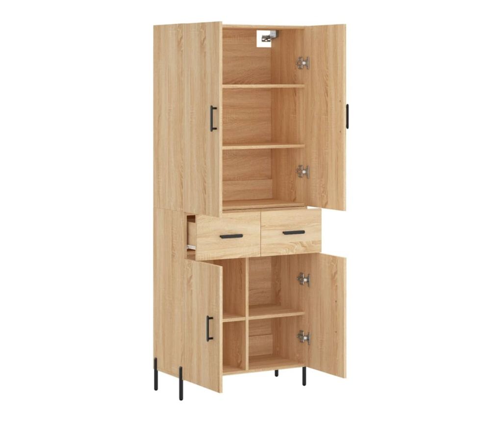 Visoki ormar, sonoma hrast, 69,5x34x180 cm, kompozitno drvo - 4
