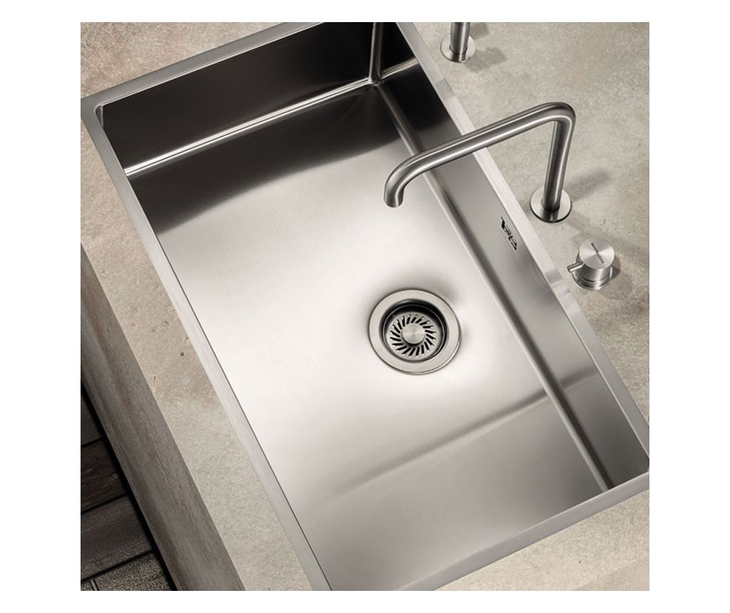 Мивка за външна кухня Barazza, 70 x 40 см, Неръждаема стомана - 3