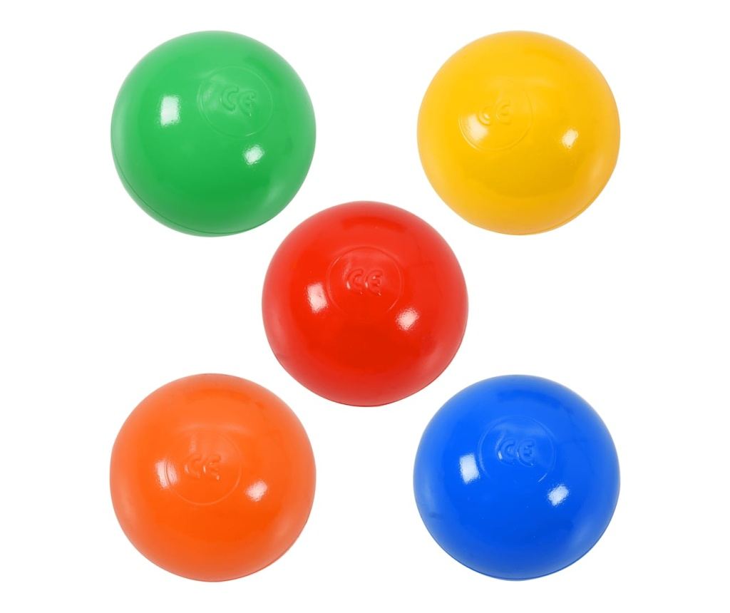 Детски басейн с топки, 300 топки, 75x75x32 см - 5