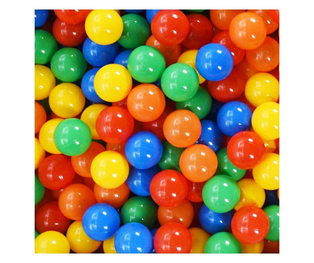 Детски басейн с топки, 300 топки, 75x75x32 см - 7