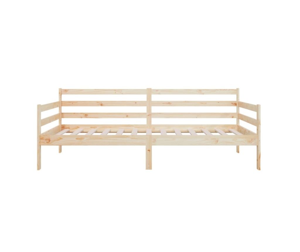 Дневно легло, 80x200 см, Масивна борова дървесина - 6