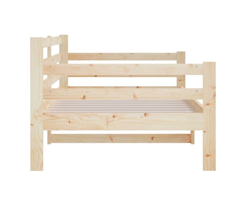 Дневно легло, 80x200 см, Масивна борова дървесина - 7