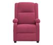 Електрически реклайнер, цвят виночервено, кадифе thumbnail 3