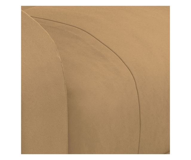 Електрически реклайнер фотьойл, кафяв, кадифе