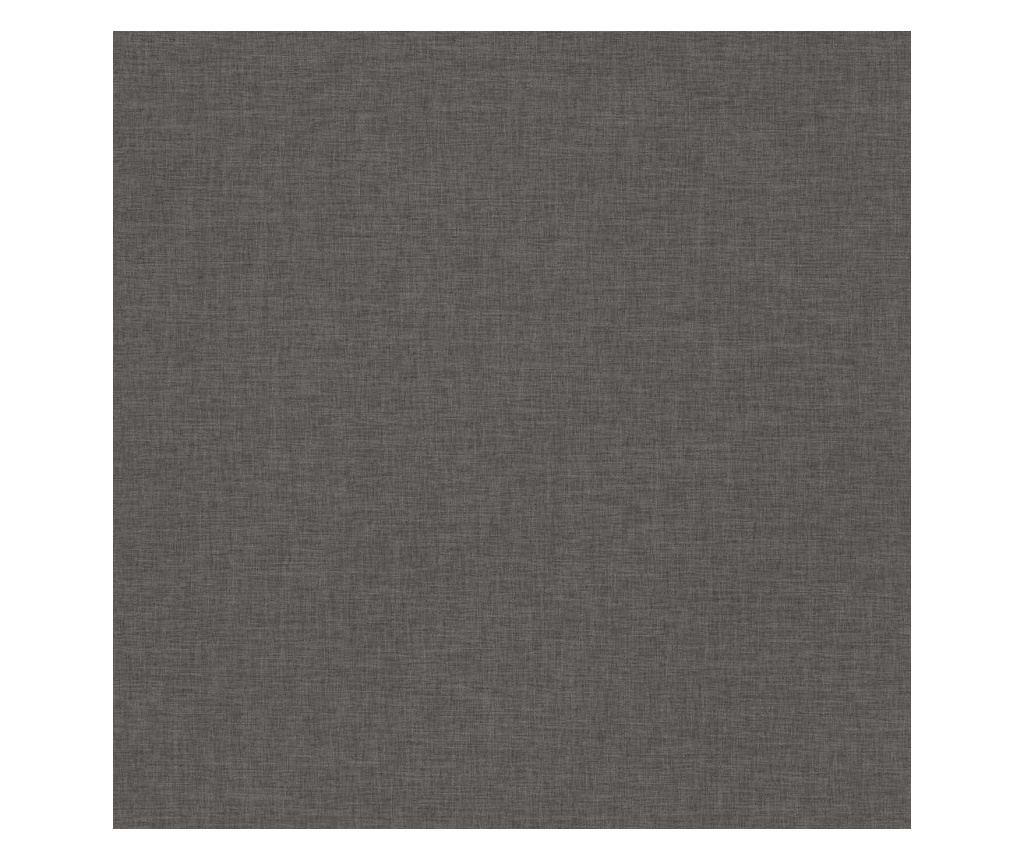 Въртящ се офис стол, тъмносив, плат - 2