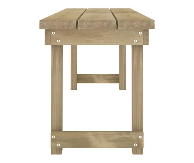 Градински комплект мебели, 3 части, Обработена борова дървесина