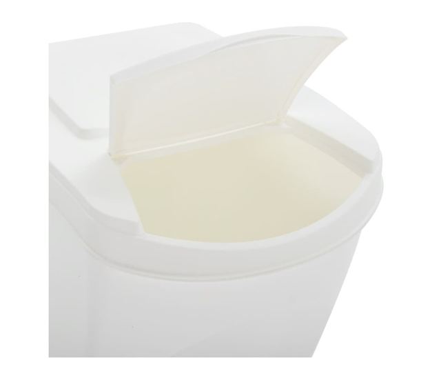 Сортиращи кошове 4 бр. Бели 100 L Полипропилен