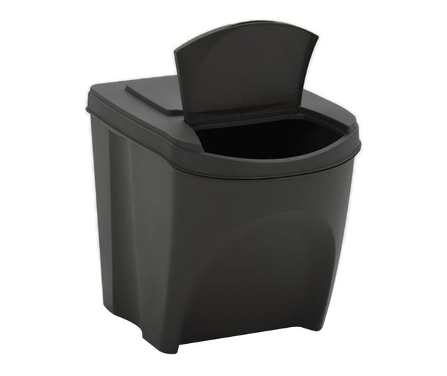 Сортиращи кофи за боклук 3 бр. сиви 75 л полипропилен