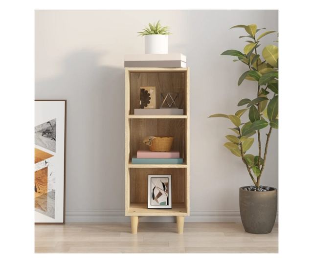 Шкаф, сонома дъб, 34.5x34x90 см, инженерна дървесина