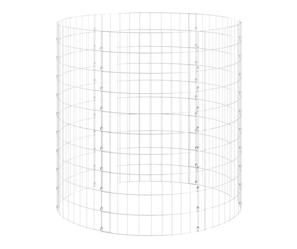 Градински компостер, Ø100x100 см, Поцинкована стомана - 2