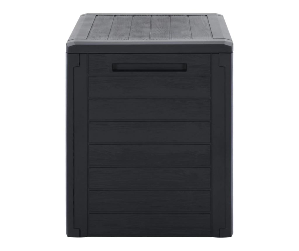 Vrtna kutija za pohranu antracit 58,5x46x55 cm polipropilen - 3