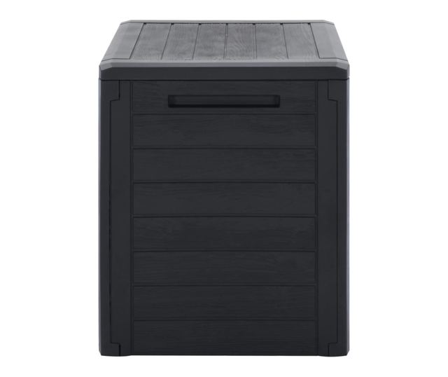 Градинска кутия за съхранение 58,5x46x55 см, полипропилен, антрацит