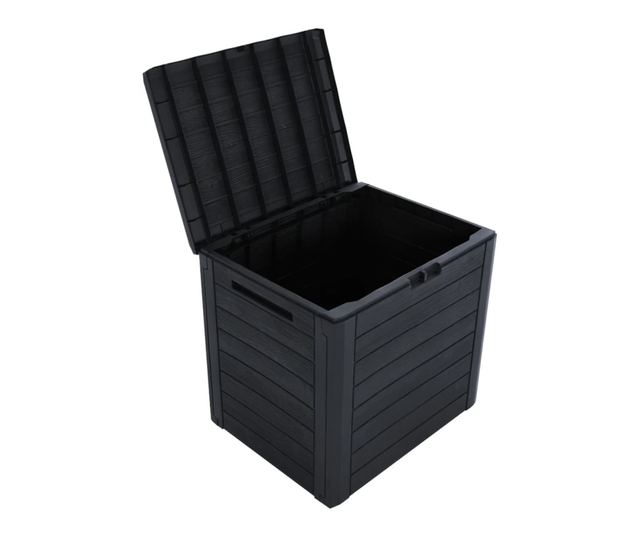 Градинска кутия за съхранение 58,5x46x55 см, полипропилен, антрацит