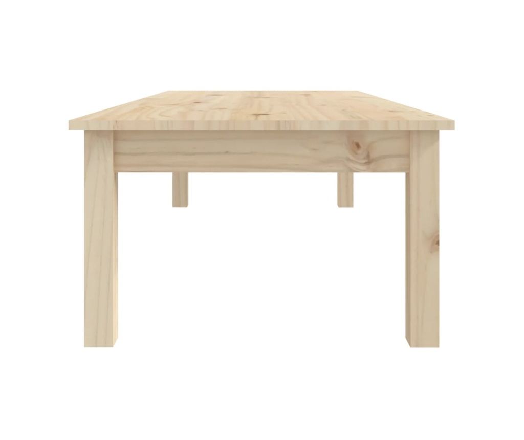 Маса за кафе, 110x50x30 см, масив бор - 4