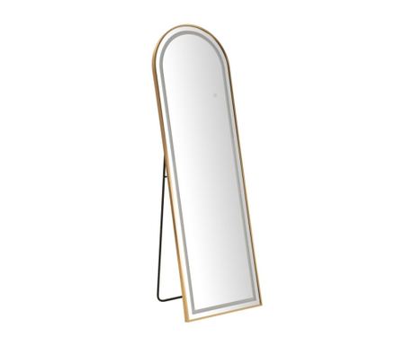 LED álló tükör egyszerű ív 50x3-38x160 cm (3 színű világítás)