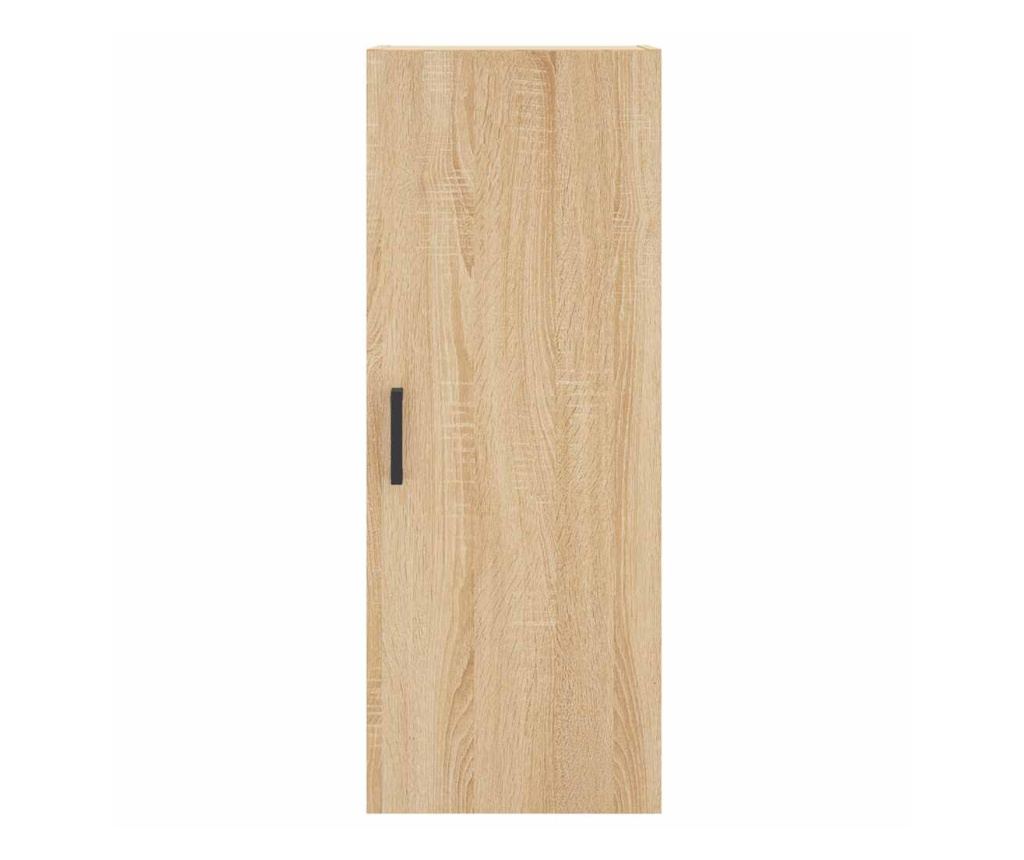 Visoka ormar, hrast sonoma, 34,5x34x180 cm, obrađeno drvo - 8