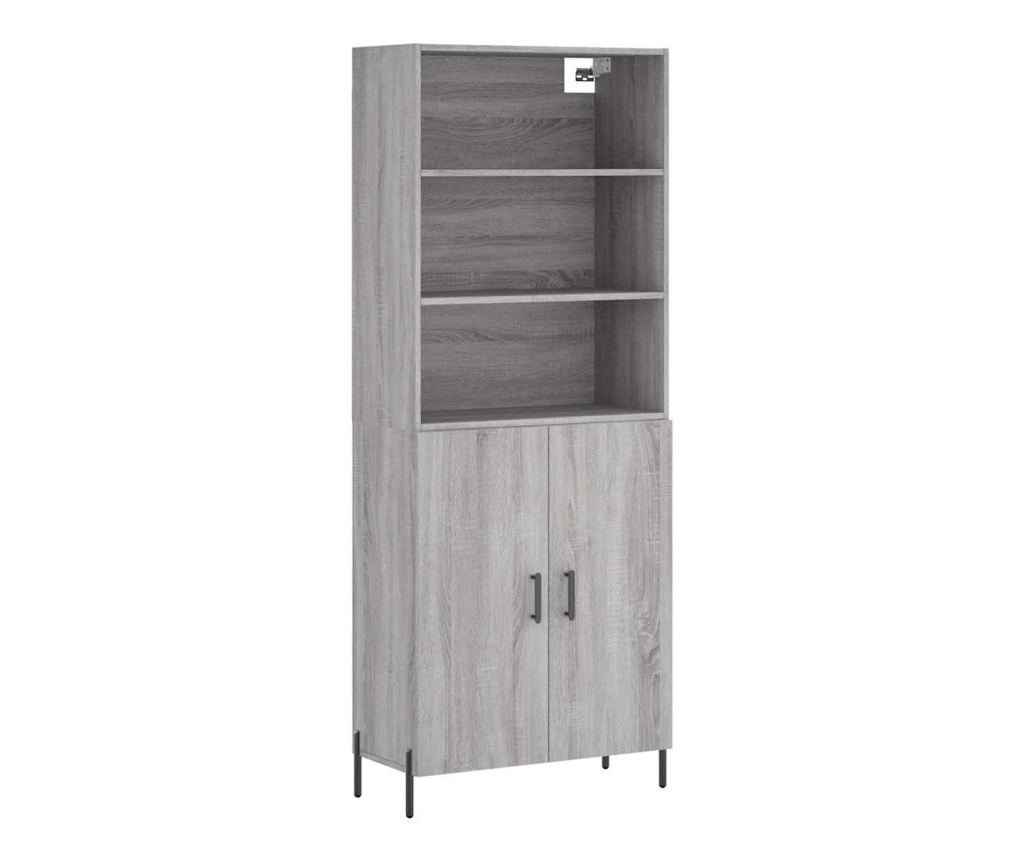 Visoki ormar, Sonoma hrast, 69,5x34x180 cm, kompozitno drvo - 2
