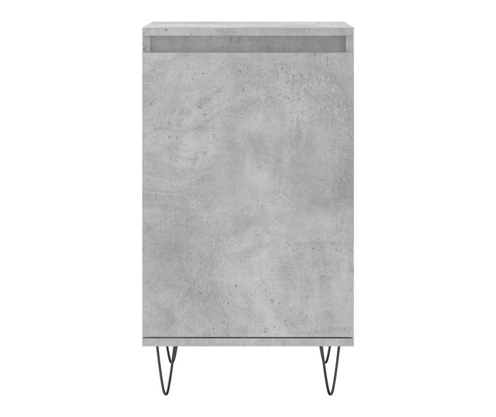 Komoda, siva beton, 40x35x70 cm, obrađeno drvo - 5