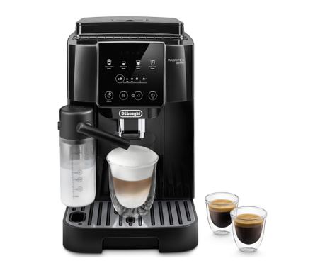 Aparat de espresso De'Longhi Magnifica START ECAM220.60.B, 1450W, 15 bar, 1.8 L, 4 Programe, 13 Setări de măcinare, LatteCrema H