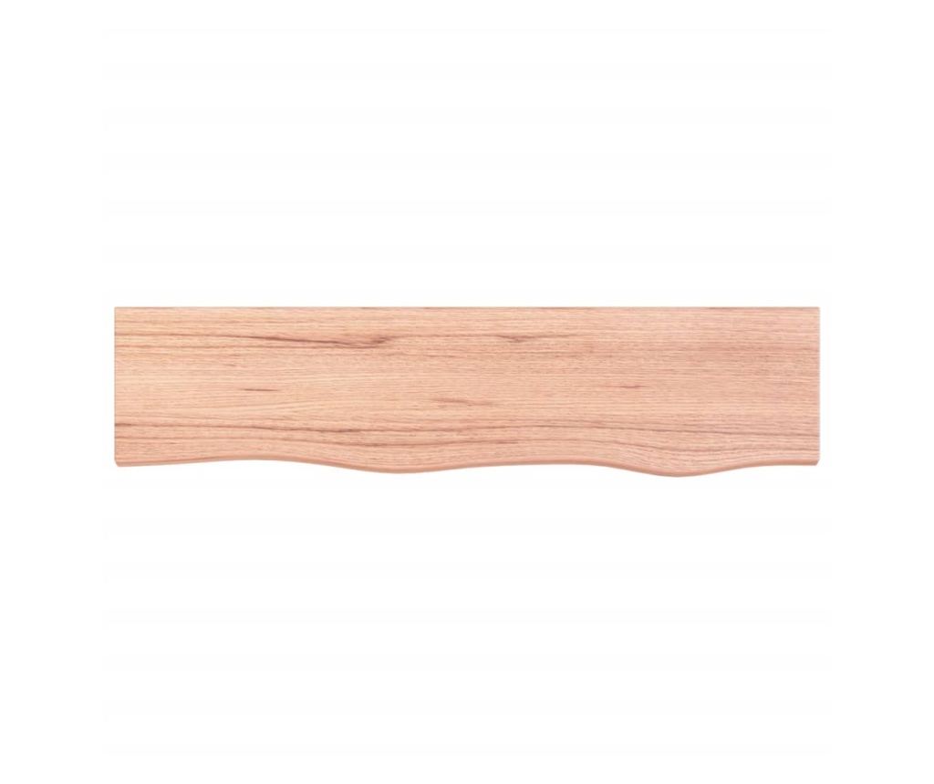 Vilgosbarna fali polc 80x20x4 cm tmr tlgyfbl - 3
