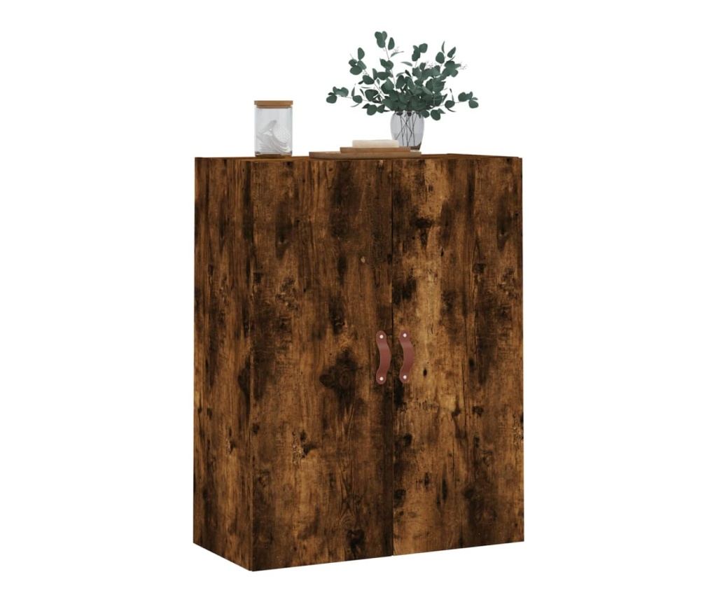 Zidni ormar, dimljeni hrast, 69,5x34x90 cm - 8