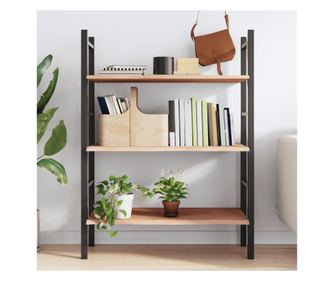 Falra szerelhet polc, 100x40x2 cm, kezeletlen tmr tlgyfa