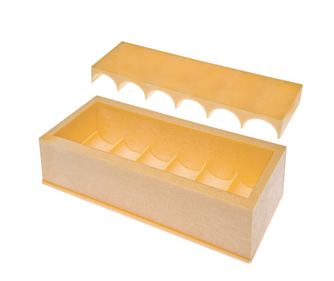 Sushi form Ibili Gunkan, plastic, 19x7 cm, beige