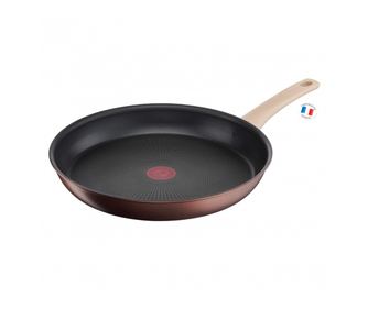 Τηγάνι Tefal Eco-Respect G2540602, 28 εκ., Τιτανιούχο αντικολλητικό επίστρωμα, Thermo-Fusion, Thermo-Signal, Επαγωγή, Χάλκινο/κα