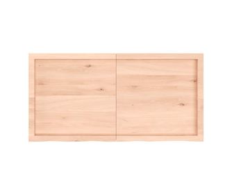 Falra szerelhet polc, 120x60x6 cm, kezeletlen tmr tlgyfa