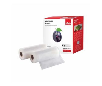 Set de 2 role folie pentru vidat, solis - 92252, 15x600 cm