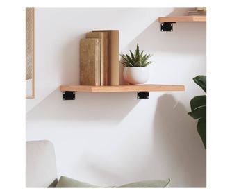 Vilgosbarna fali polc 40x30x2 cm tmr tlgyfbl