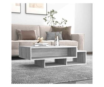 Măsuță de cafea, gri sonoma, 105x55x32 cm, lemn prelucrat