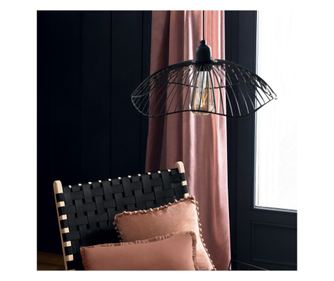 Lustra Atmosphera, E27, diametru 24.5, Suspendata, cablu ajustabil 80 cm, max 40W, stil modern, culoare Negru