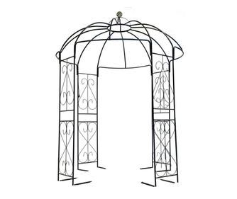 Fekete Vas Kerti Pavilon 210 x 260 cm