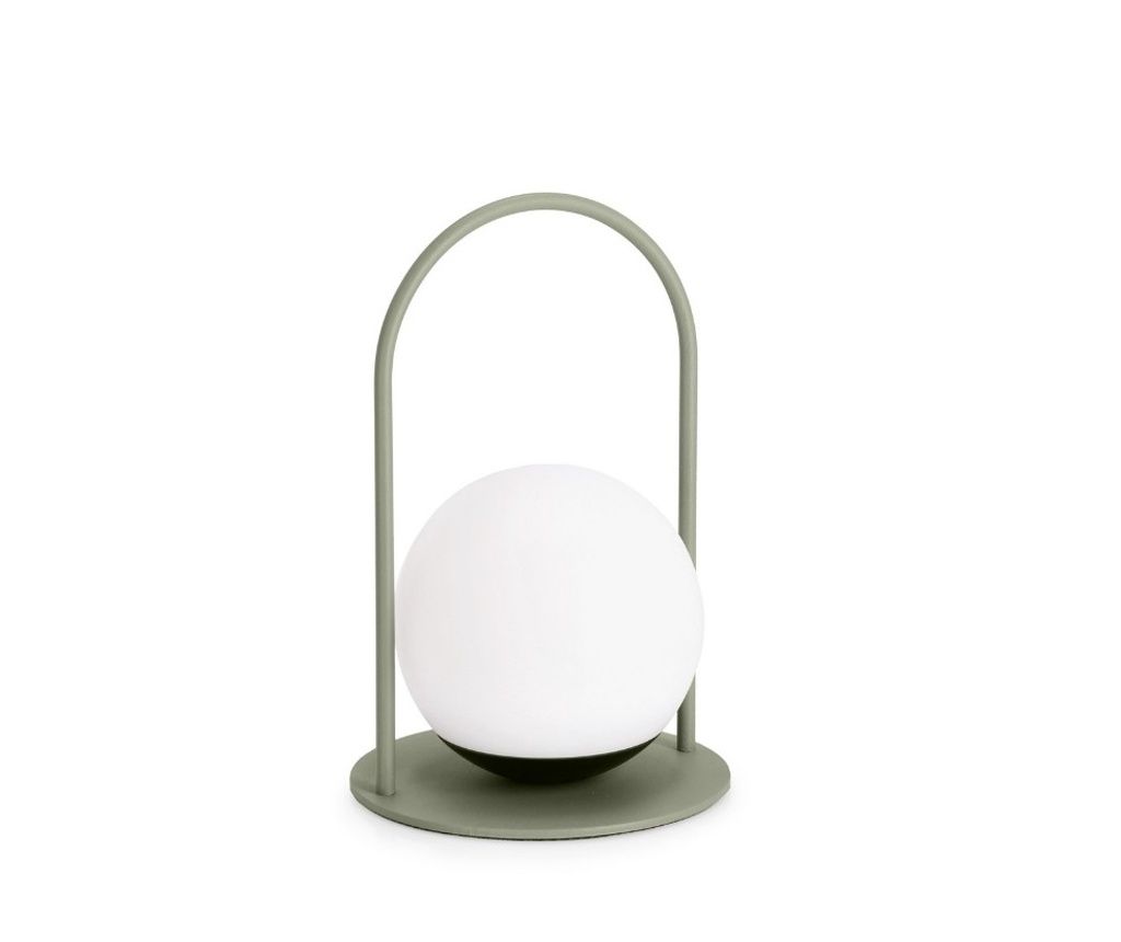 Φωτιστικό Εσωτερικού/Εξωτερικού Χώρου, Πράσινο Μαύρο Πανσέ Ø13.5x21h