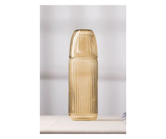 Set steklenih steklenic (2 kosa) 989, jantarne barve