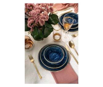 Комплект за хранене (18 части) 383, тъмно син