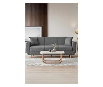 Canapea extensibilă 3 locuri 769, gri închis