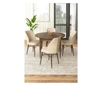 Jídelní set (5 kusů) 102, barokní, krémový