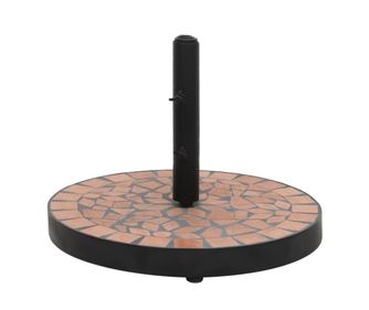 Podpora za sončno dežnico, rdeča, okrogla, 12 kg