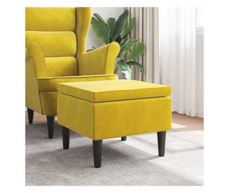 Fbl kszlt lb szk, srga, brsony