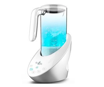 Кана за водородна вода Elixir, 15W, 1.6 л, Тъч скрийн, 1200 PPB, Сменяем филтър, Бял/сив