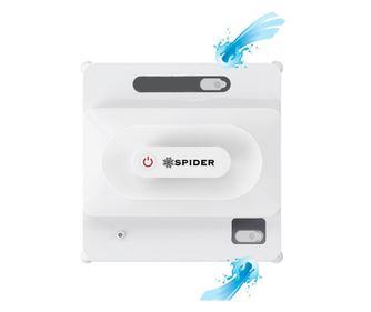 Робот за почистване на прозорци Spider SPRAY 2, 75W, 50 мл, 3800Pa, 3 модела за движене, Вградена батерия, Спрей функция, Бял