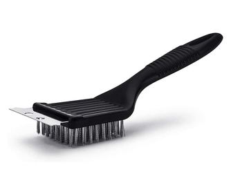 BBQ Grill Brush, Ανοξείδωτο Ατσάλι/Πολυπροπυλένιο, 20 cm, Μαύρο
